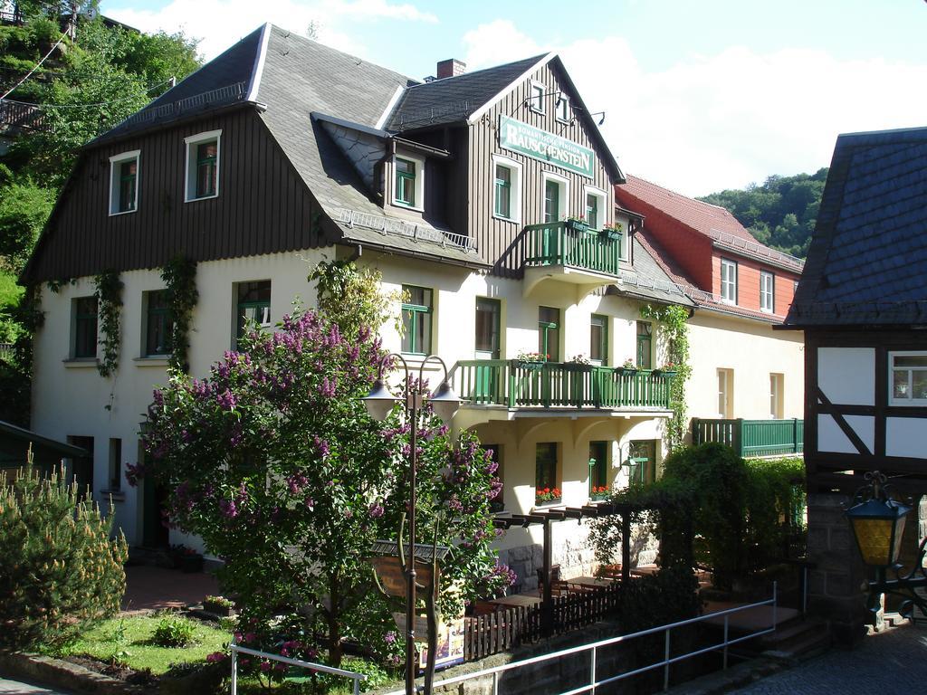 Pension Rauschenstein Bad Schandau Exterior foto